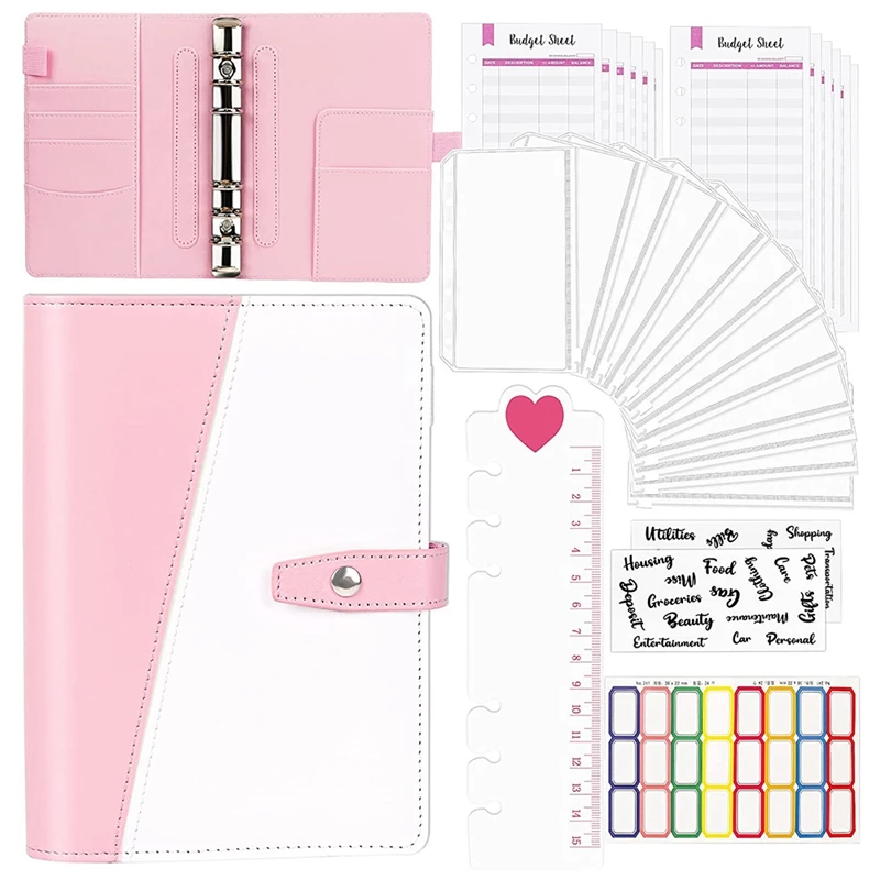 

Budget Binder With Cash Envelopes,Cash Envelopes For Budgeting, Organizer For Cash, A6 Budget Binder For Saving Money