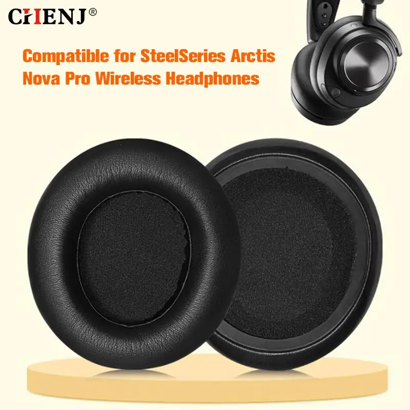 

Soft Protein Sponge Cover Ear Pads Headset Foam Cushion Replacement for SteelSeries Arctis Nova Pro Wired Headphones Accessories