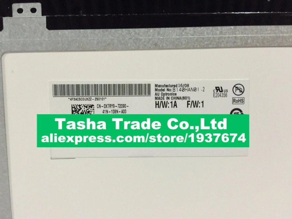 

AU Optronics B140HAN01.1 B140HAN01 B140HAN01.2 B140HAN01.3 LCD LED Screen IPS FHD 1920*1080 eDP 30pin Fast Shipping