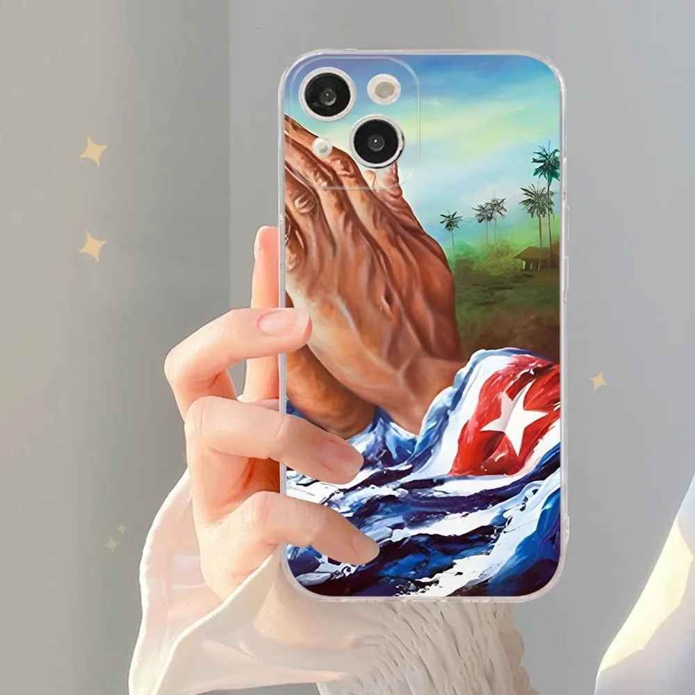 Cuba Flag Phone Case For IPhone 16 15 14 13 12 Mini 11 Pro XS Max X XR SE 6 7 8 Plus Soft Silicone Cover