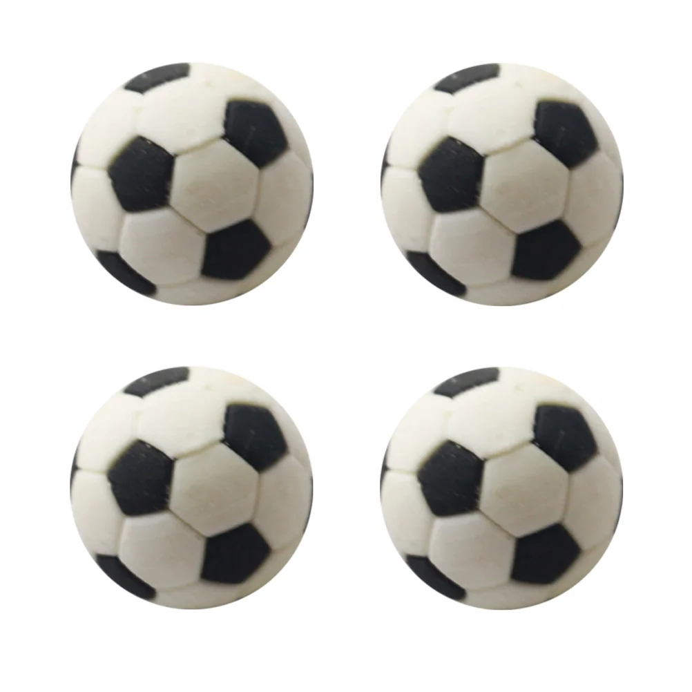 

Миниатюрные футбольные мини-декорации, 4 шт., украшения для мини-футбола, для пинг-понга, аксессуары для украшения, резиновые шары