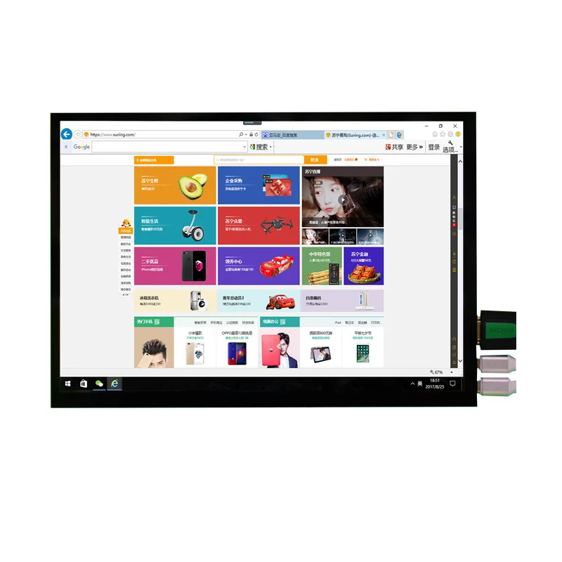 10 1 дюймовый HDMI tft lcd модуль разрешение 1280x800 с емкостной сенсорной панелью - купить