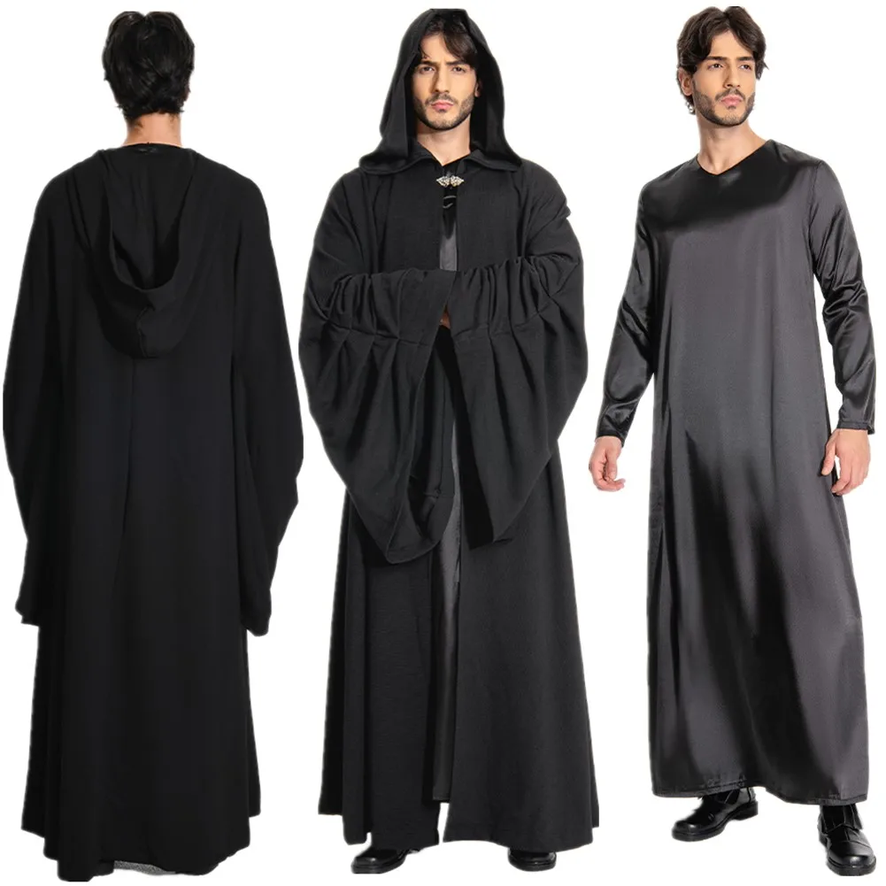 Дарт Косплей Костюм Папатин Ролевая Игра Плащ С Капюшоном Шев Мужской Халат