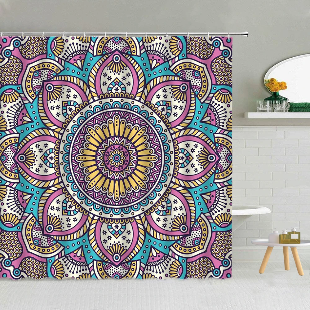

Tropical Rainforest Plant Shower Curtains Flower Leaf Leaves Bathroom Decor Waterproof Bath Curtain Polyester Fabric Hooks