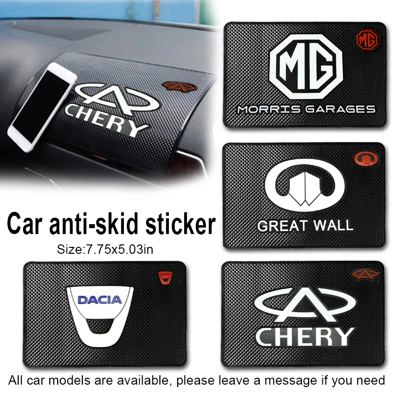 

Car Non Slip Mat Ornament Interior Dashboard PVC Anti-Slip Sticky Gel Pad For Volkswagen polo gol R Golf 4 5 6 7 B7 B6 T5 T4