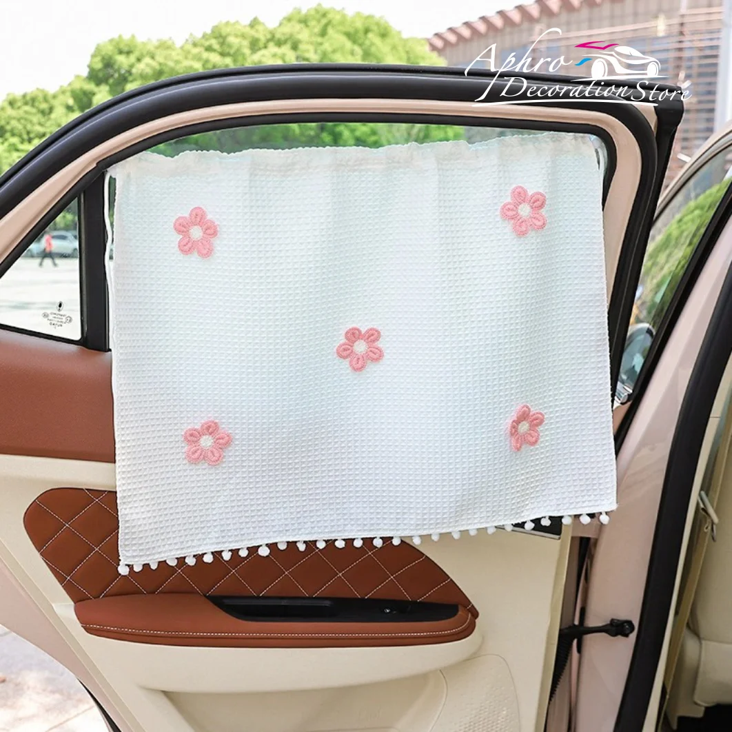 

Suction cup Curtain In The Car Window Sunshade Cover Cartoon Universal Side Window Sunshade UV Protection For Kid Baby Children