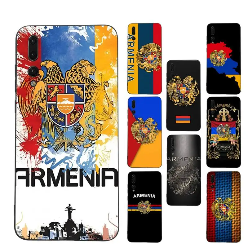 

Armenia Armenians Flag Phone Case Soft Silicone Case For Huawei P 30lite p30 20pro p40lite P30 Capa