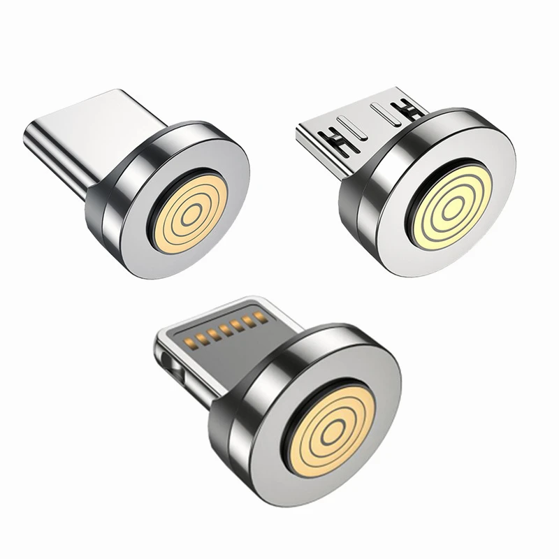 

5-Pin Magnetic Cable Adapter Micro USB Type C Dust Plugs Magnetic Tips For Mobile Phone Magnet Charger Connector For iPhone