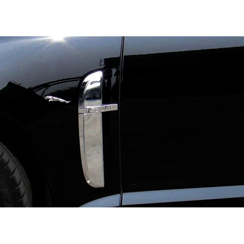 Chrome Side Wing Vent Fender Trim Cover Pre Facelift For Jaguar XF XFR 2008-2011 | Chromium Styling