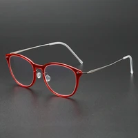 denmark brand glasses frame men women cat design oval ultralight screwless eyewear 6506 optical prescription eyeglasses reading