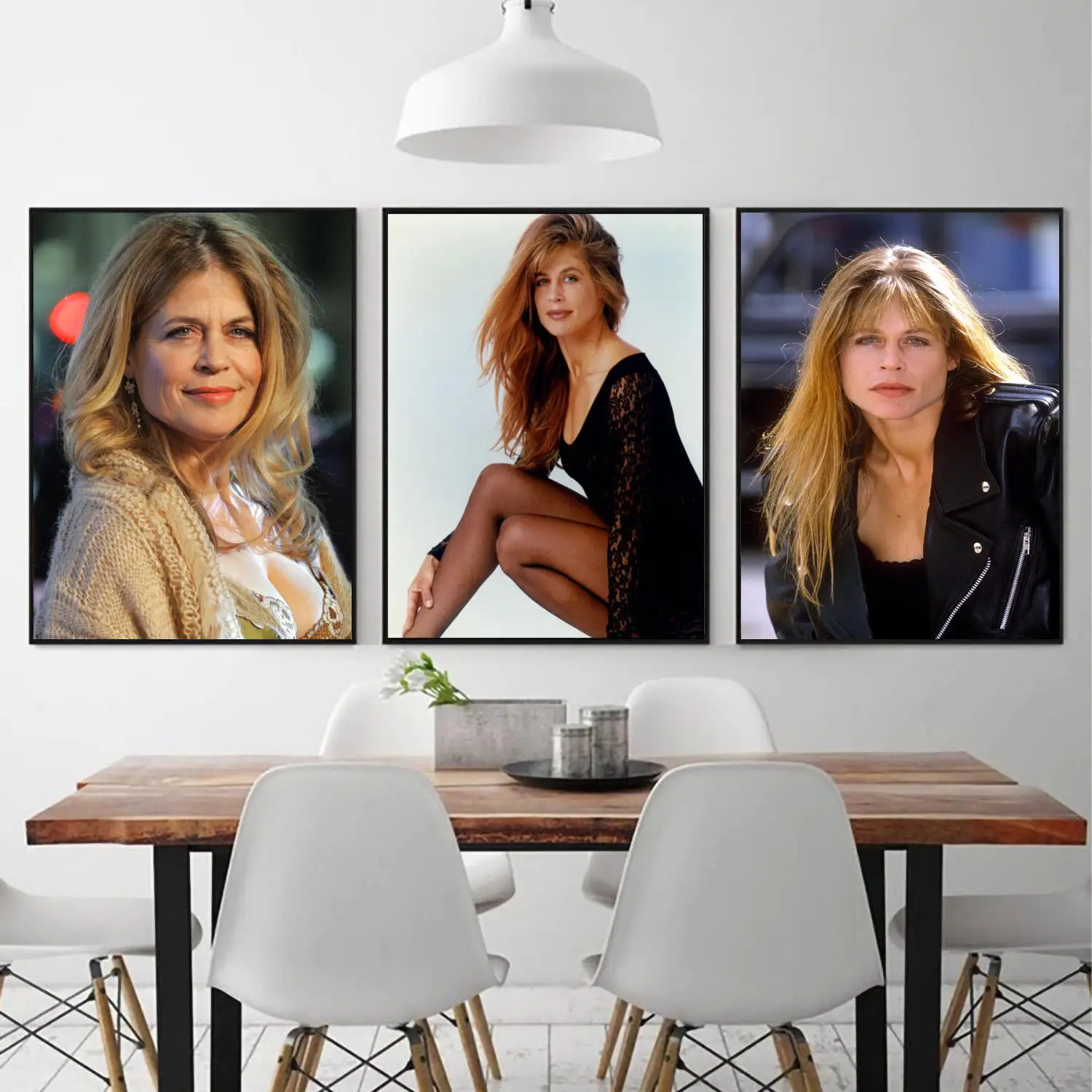 

Linda Hamilton poster 24x36 Wall Art Canvas Posters Decoration Art Poster Personalized Gift Modern Family bedroom Painting