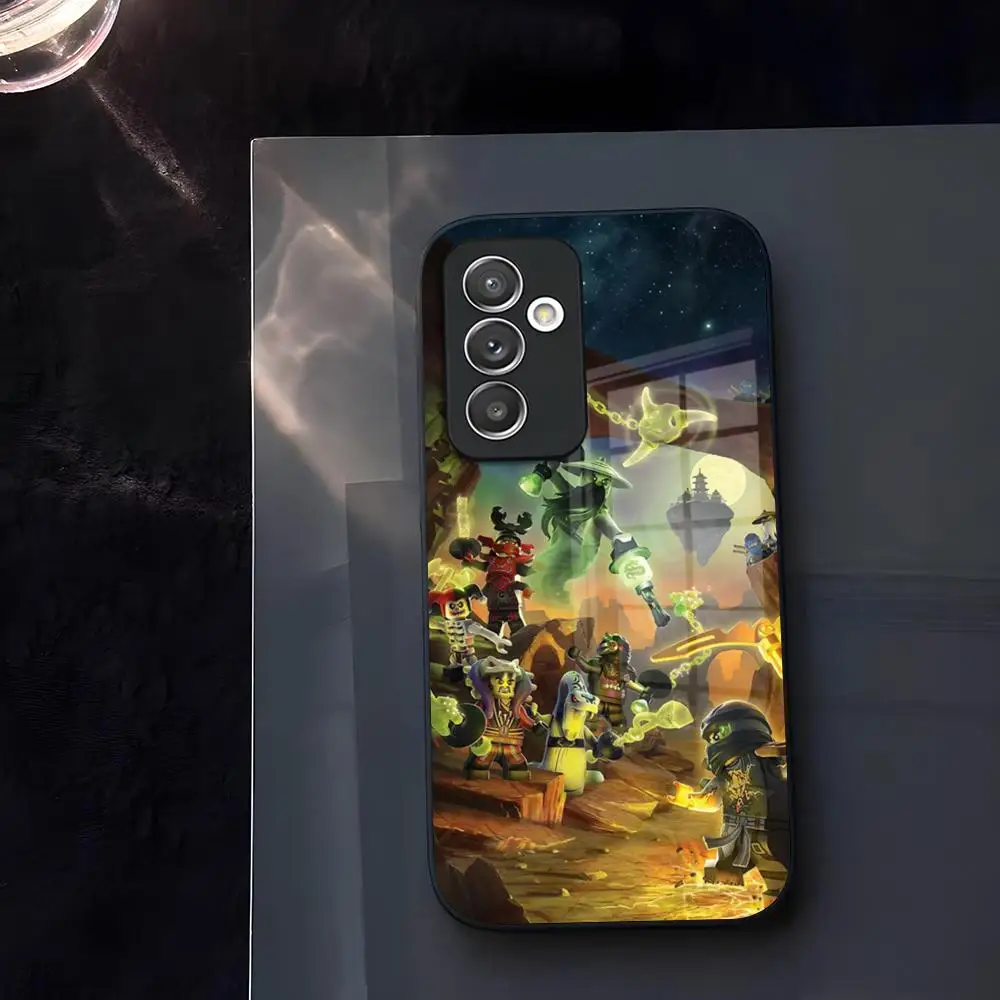 Стеклянный чехол для Samsung Galaxy S23 S24 S21 S22 S20 Ultra Fe Plus A34 A54 A24 A52 A53 M54