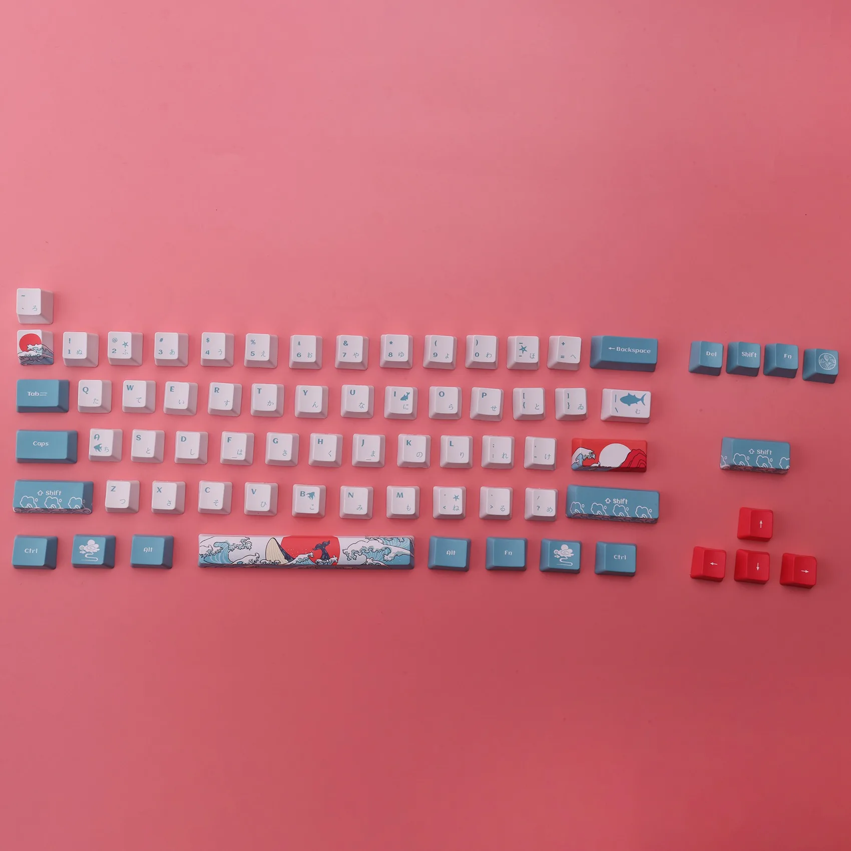 Набор колпачков из 60% ПБТ для переключателей MX механическая игровая клавиатура