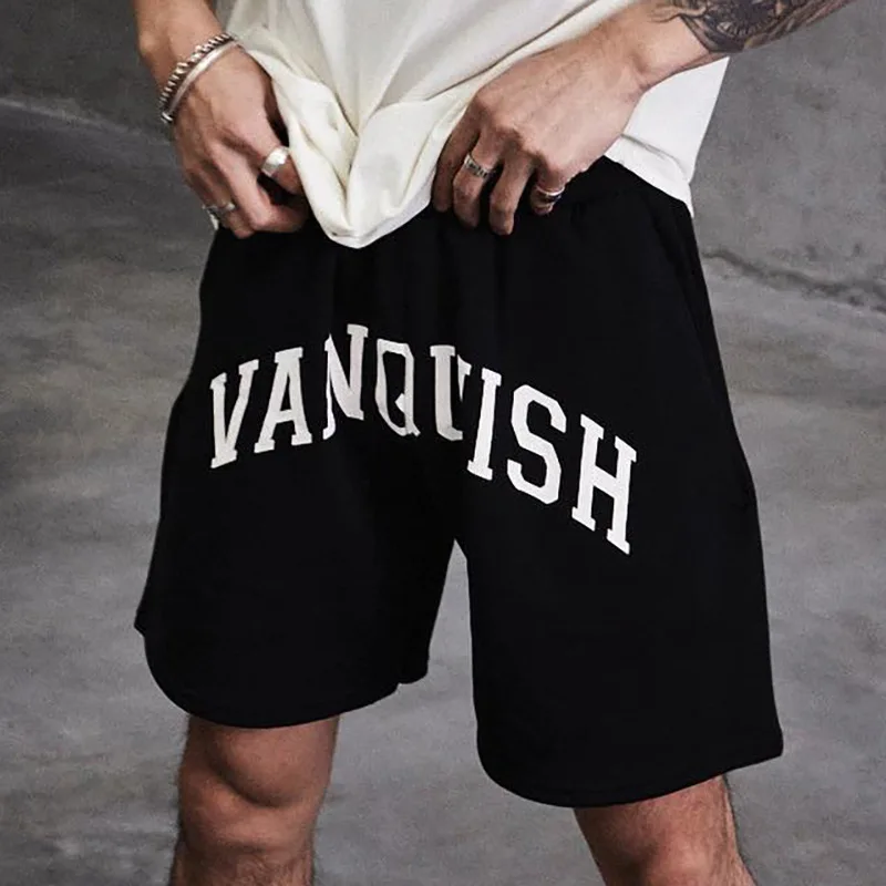 

Fitness 2022 summer new jogger five-point pants straight-through casual pants loose sports shorts men's pants