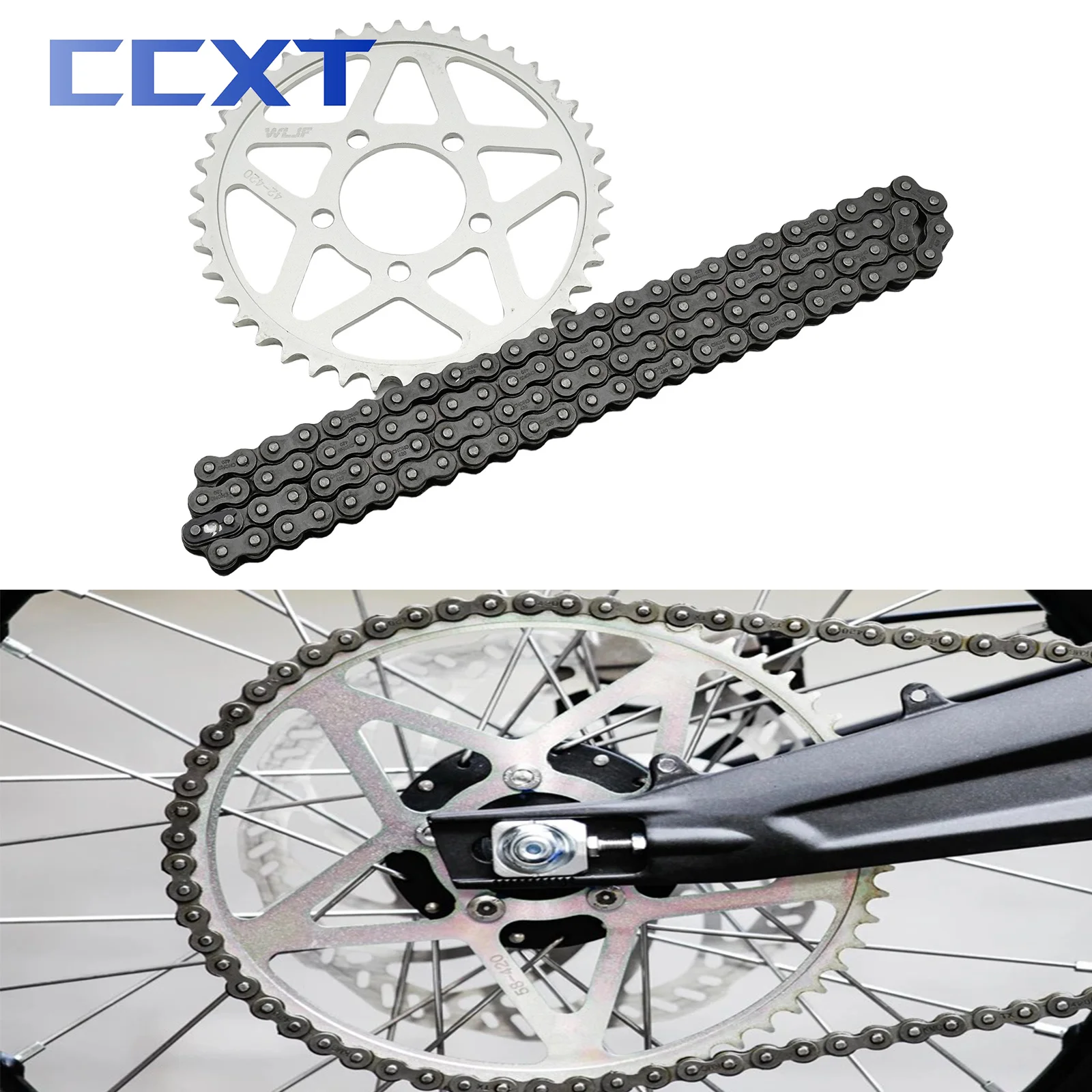 Для Sur-Ron Surron Light Bee &amp X электрический велосипед для бездорожья звездочки 42T