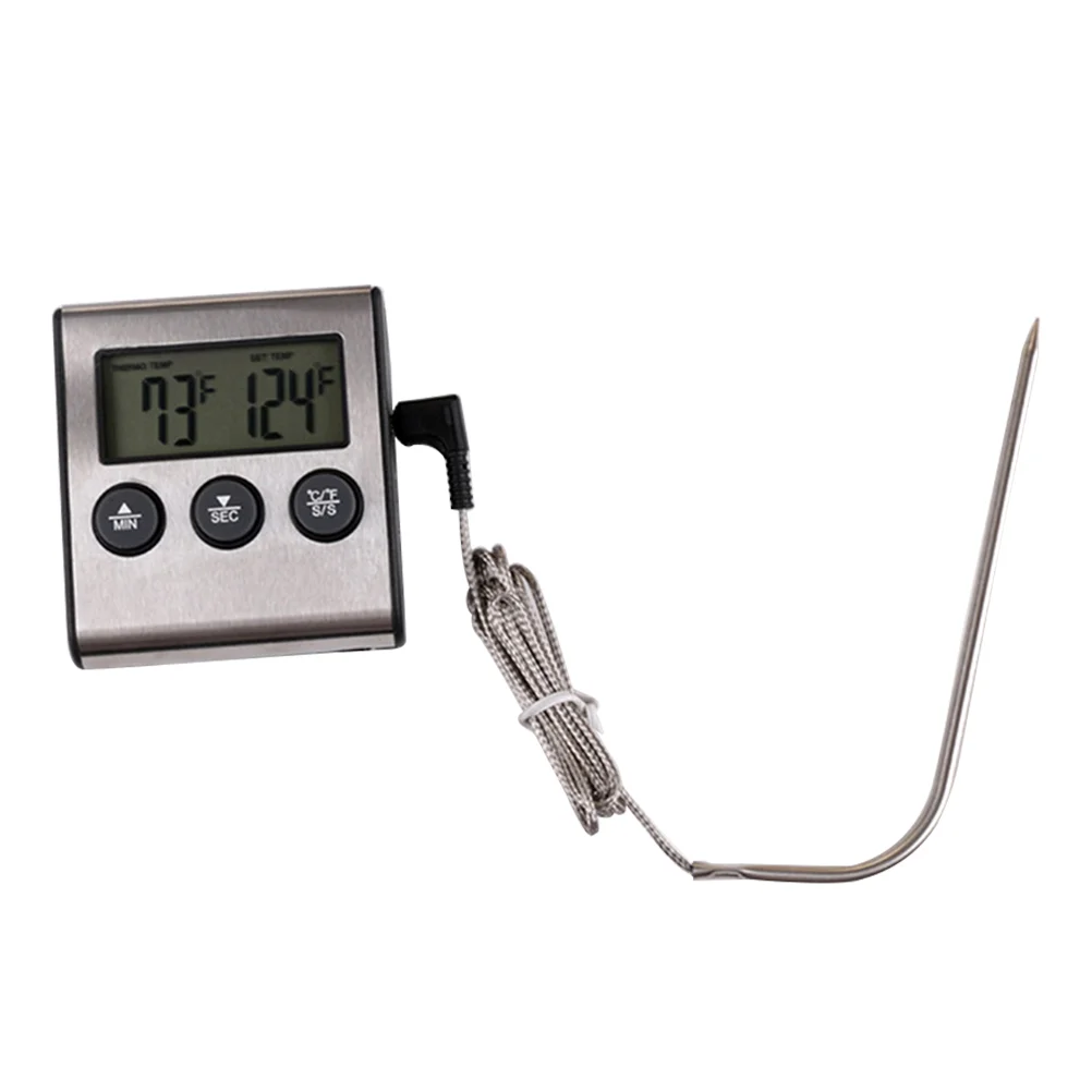 

Digital Barbecue Food Meat Thermometer for Cooking Grilling Smoking without