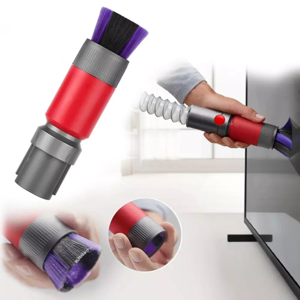 

NEW2023 Traceless Dust Brushes For Dyson V7 V8 V10 V11 V12 V15 Vacuum Cleaner Spare Parts Automatic Cleaning Traceless Dust Bru