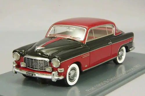 

Neo 1/43 Fiat 1900B Gran Luce Coupe 1957 black and red sports car model