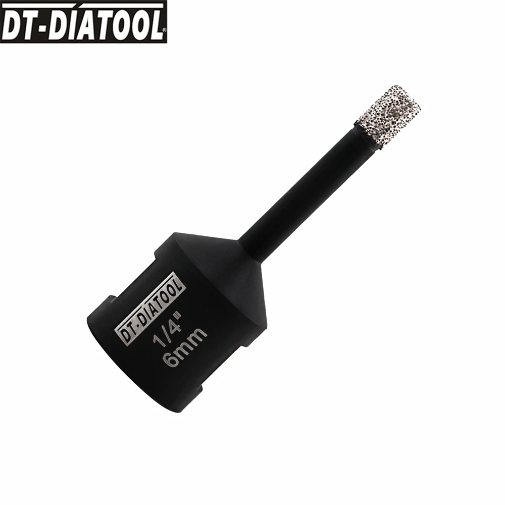 

Алмазные сверла DT-Diatool, сверла для резьбы, сердечники для фарфоровой плитки, гранита, мрамора, пилы для отверстий, 5/8-11, 1 шт. коронки для плитки