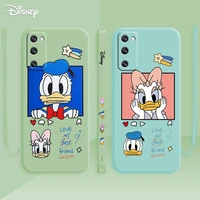 donald duck poster cover for samsung galaxy s22 s21 s20 fe s10 plus s9 s8 note 10 lite 20 ultra 5g liquid silicone phone cases