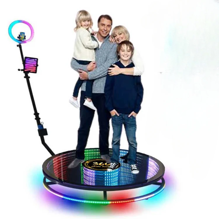 Прочный европейский склад США 47 круглый красный светодиодный ковер фотобудка на