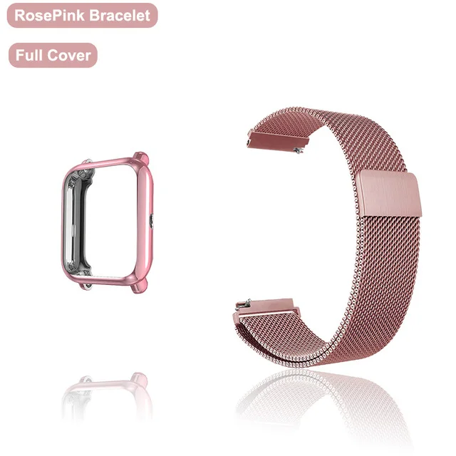 Metal strap Case Protector For Garmin Venu Sq 2 smart watch accessories For Garmin Venu Sq music Bracelet Full Cover shell frame