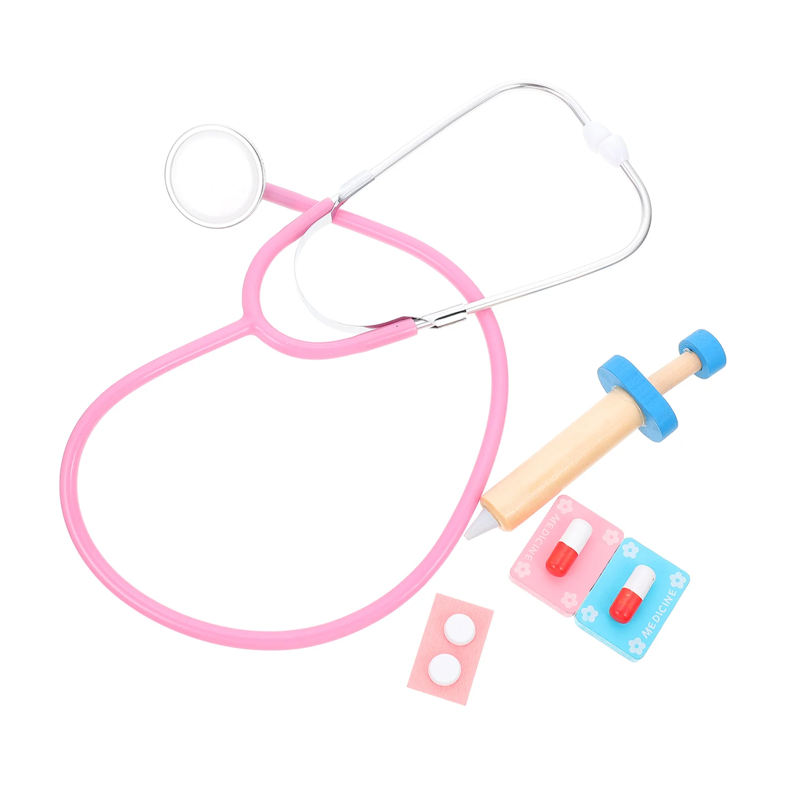 

1 Set of Children Kit Pretend Play Kit Kids Playing House Kit Portable Toys