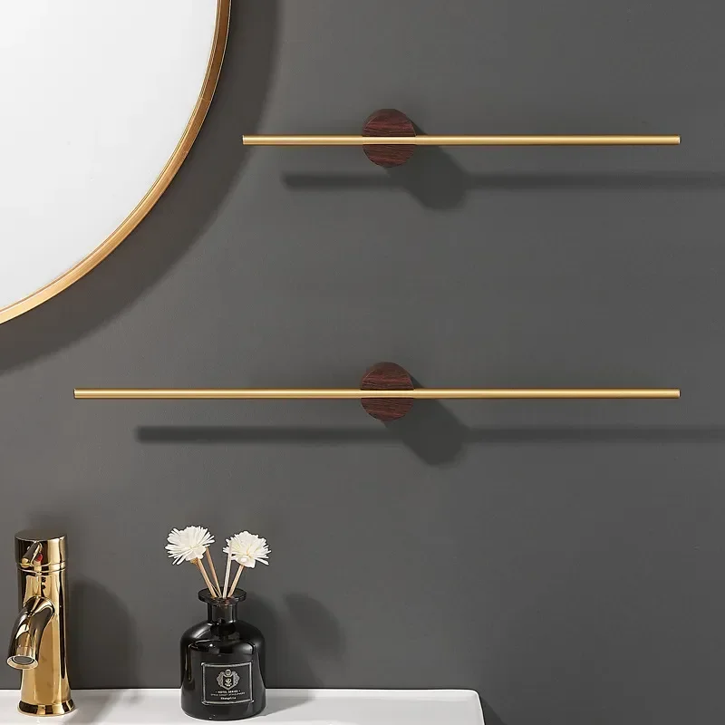 

Rack Holder Duty Kitchen for Towel Mount Towel Accessories Rod Heavy Hand Towel Storage Bathroom Wood Hanger Home Wall for New