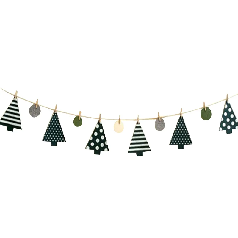 

Banner Pine Garland Christmas Decorative Tree Partydecoration Trees Flag