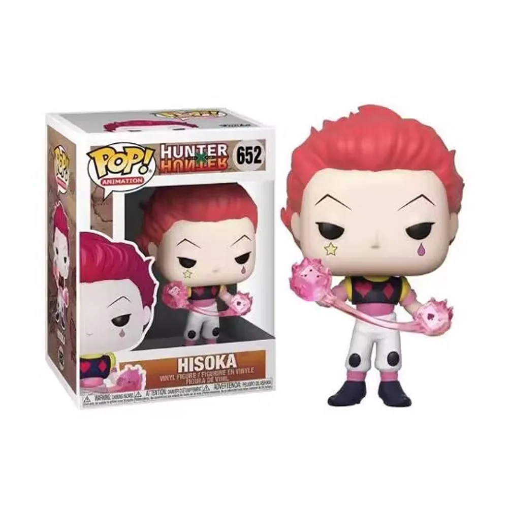 Funko Pop Animation HUNTER X Hisoka # 652 Эксклюзивные виниловые фигурки Diamond игрушки куклы подарки