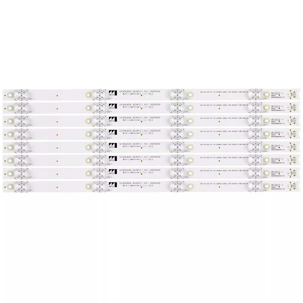 1/5TV светодиодная подсветка для TCL GIC49LB29-3030F2.1 D49A620U 49P1-UD tmt_49p3-c_8x4 4C-LB4904-HR07J 49P3F 49A950C