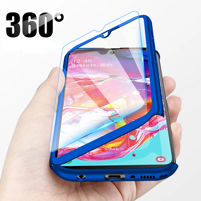 

360 Shockproof Full Cover for Xiaomi Redmi Note 9S 9 8 8T 7 6 5 Pro 5A Prime 4 4X 9A 9C 8A 7A 6A 5A 4A Cover with Glass