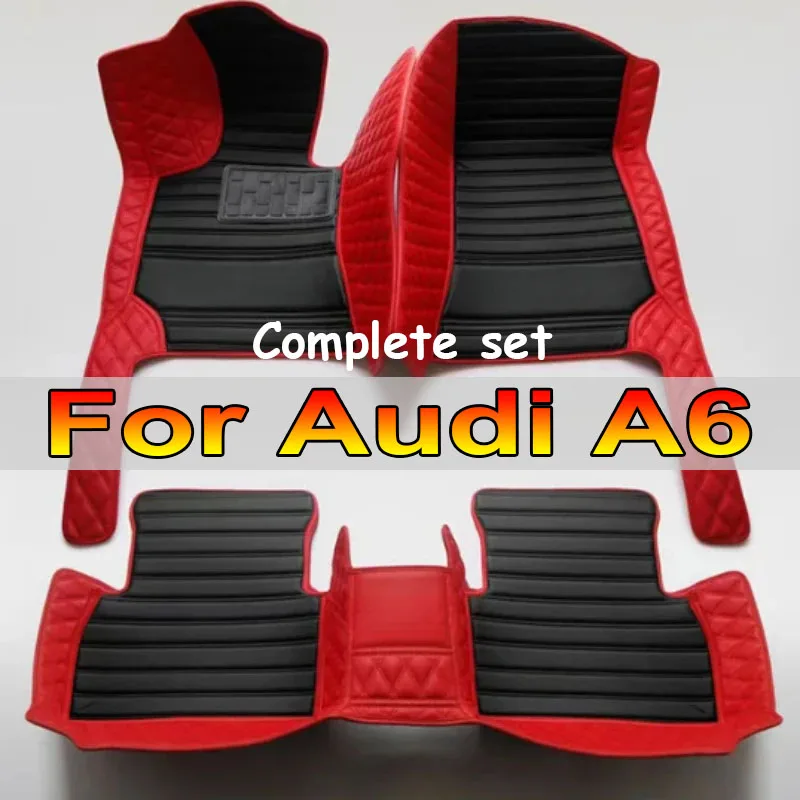 Автомобильные коврики для Audi A6 C6 4F C7 4G Avant Wagon 2007 ~ 2018 роскошный кожаный коврик от