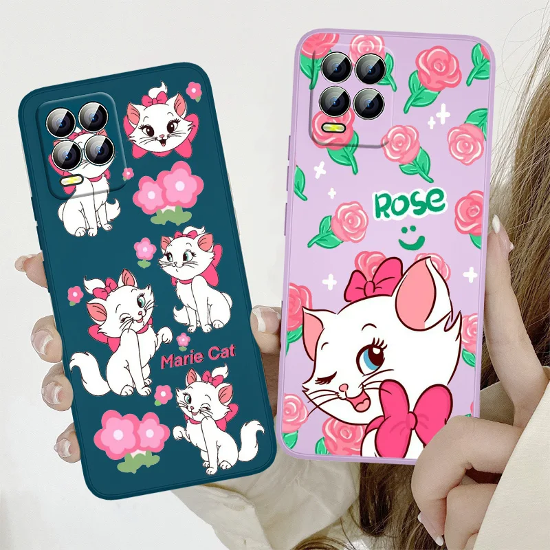 

Disney The AristoCats For OPPO Realme C2 C11 5 5i 6 6i 6S 7 7i 8 8i 9 9i Pro Puls Liquid Rope Soft Silicone Phone Case