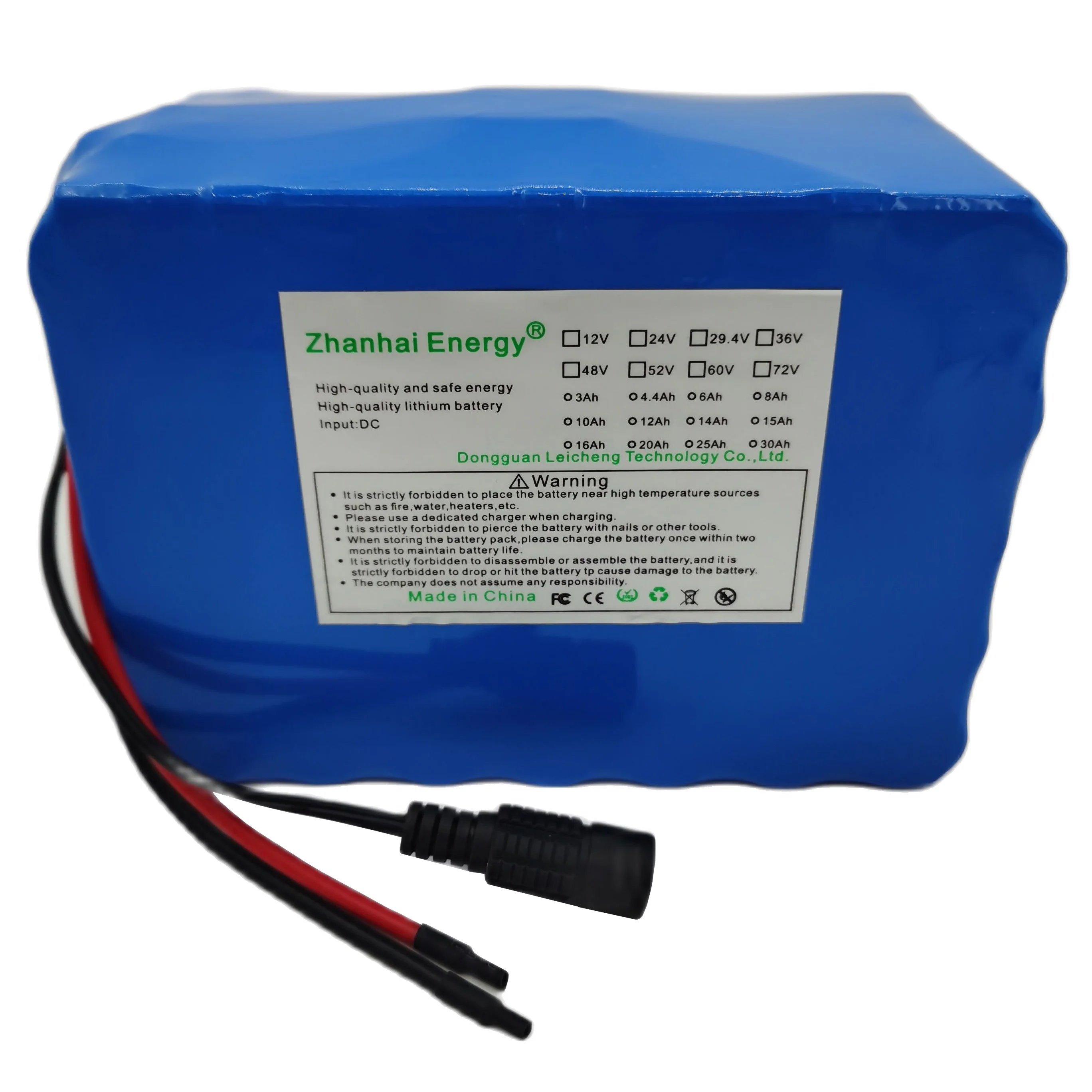 

24V 14Ah 16Ah 20Ah 18650 Li-ion Rechargeable Battery Pack 7S 5P For Electric Bike Wheelchairs Below 500W Brand New Customizable