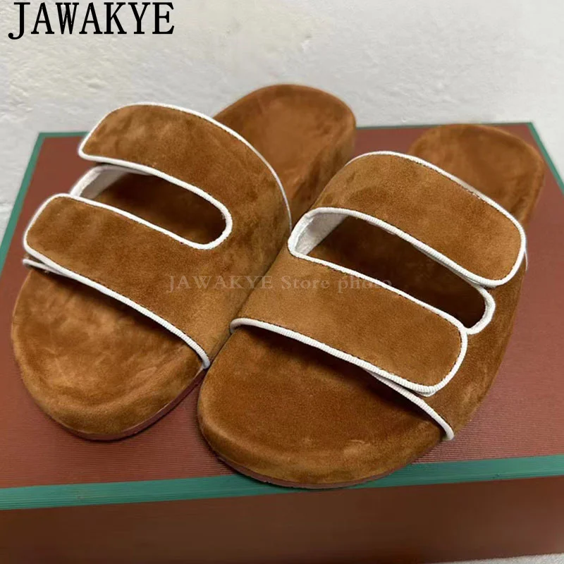 Туфли унисекс замшевые на плоской подошве Повседневные слипоны прогулочная