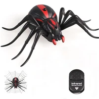 infrared remote control toy spider remote control realistic simulation fake spider toy prank novelty gift