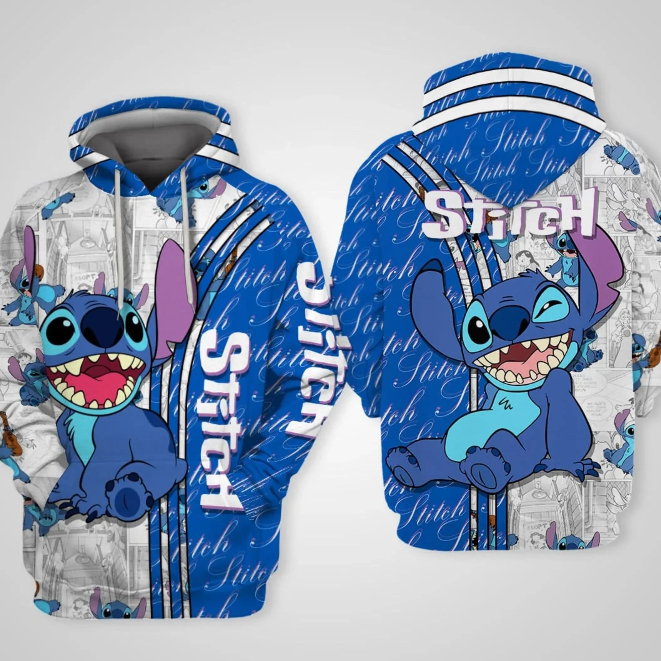 

Stitch 3d Print Hoodie Men Women Fashion Sweatshirt Hoodie Disney 3d Hoodie Casual Harajuku Streetwear Stitch Zip Hoodie
