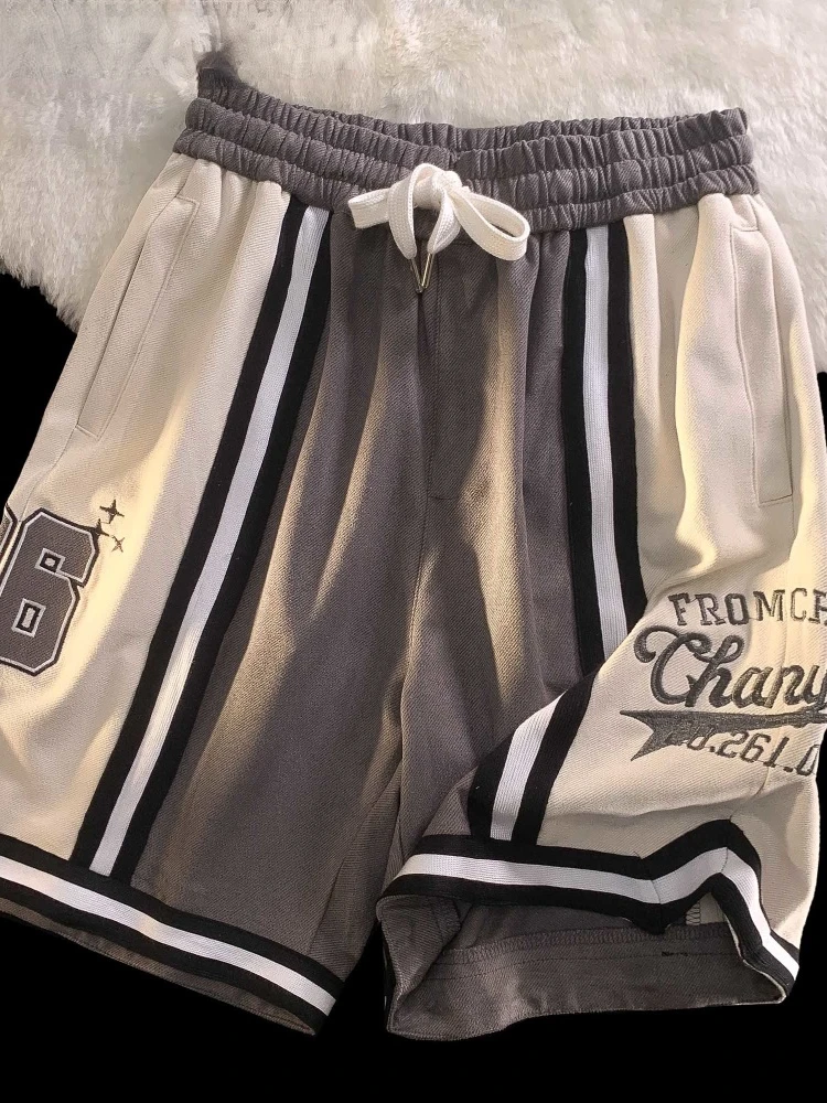 

Спортивные мужские шорты для занятия баскетболом American Vinatge Hiphop Techwear Женская коллекция 2022 ранняя Весенняя спортивная одежда в стиле Харадзю...