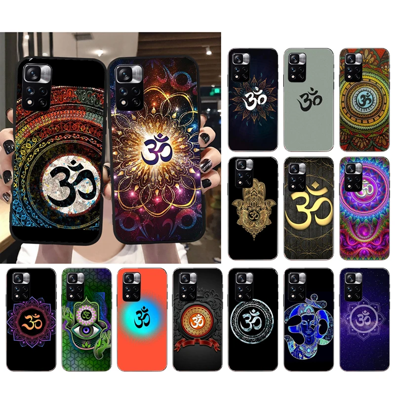 

Phone Case For Xiaomi Redmi Note 11 11S 11T Pro 10 9Pro Note9S 10S Redmi 10 9 10C 9C 9A 9T Yoga Om Mandala Art Case