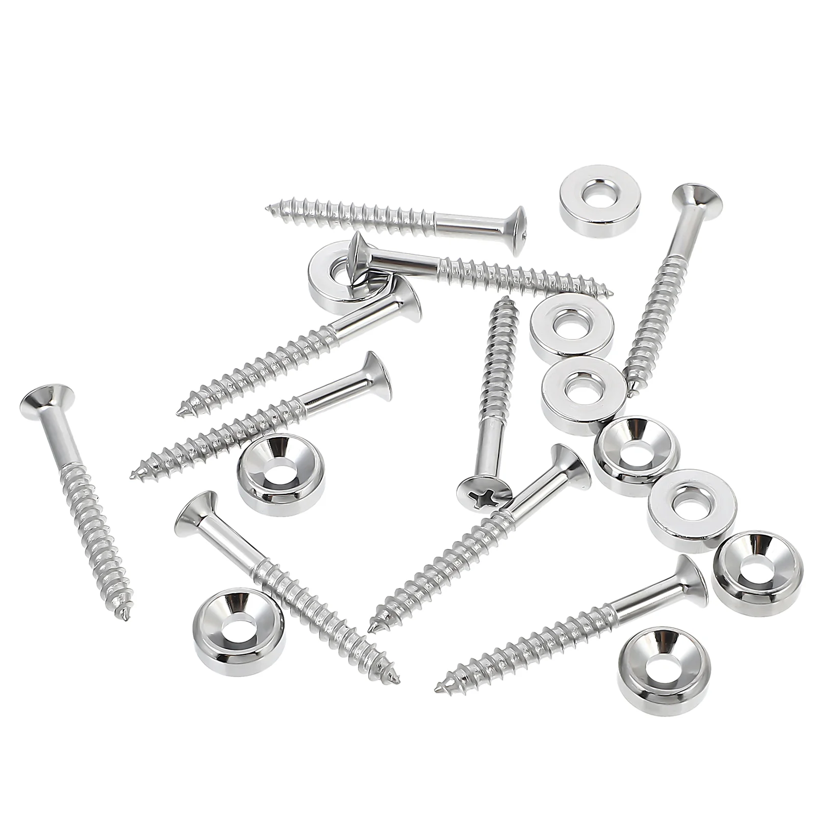 

10 PCS Body Connecting Buckle Bushing Bolt Guitar Neck Plate Bass Joint Screw Headless Electric Ferrule Supply