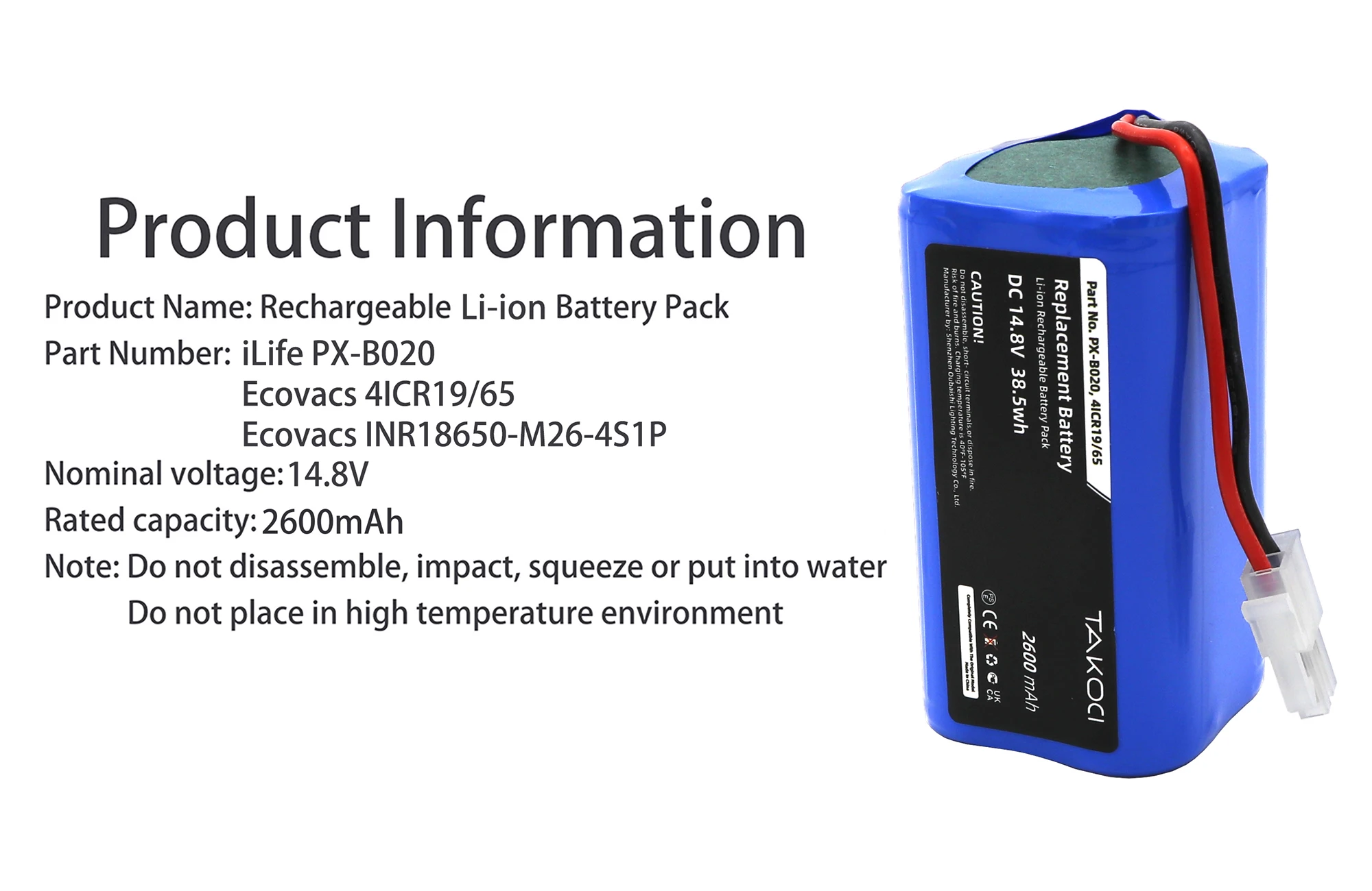 Сменная батарея для ILIFE V7s Plus A4S A4 A6 Shinebot W400s робот мытья пола V7 Pro X620 Y8H4 CW-320 X3 V3 V5