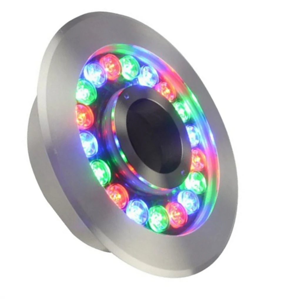 

Embedded 12W 15W 18W 36W LED Fountain Lamp IP68 plaza fountain 24V Swimming pool light Garden Pond Decor RGB underwater lights