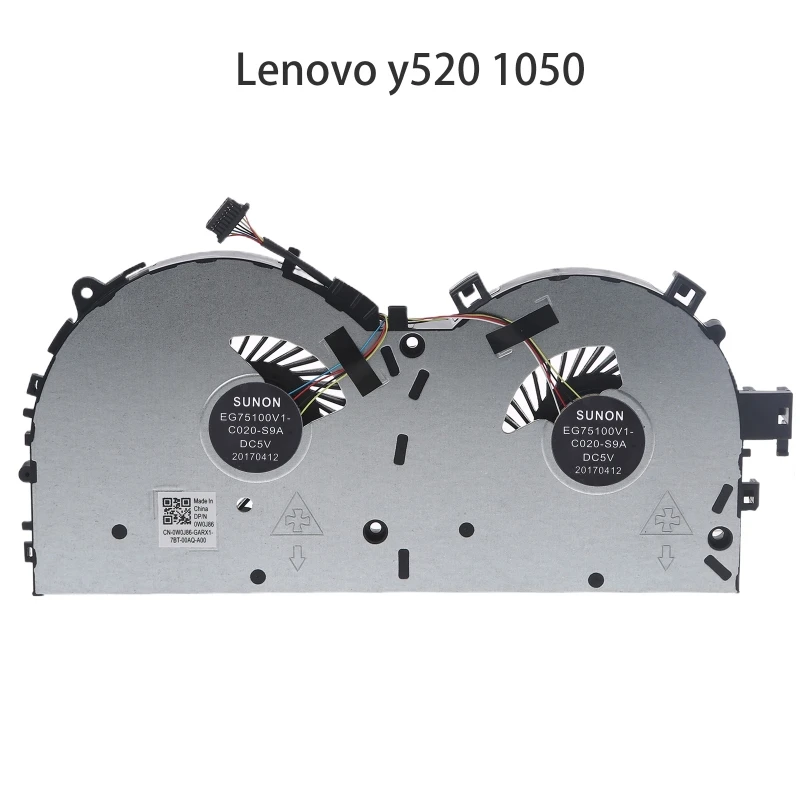 DC Brushless Laptop Cooling Fan Heatsink for Lenovo Legion Y520-15IKBA Y520-15IKBM Y520 R720 Notebook Radiator DC 5V DC Brushless Laptop Cooling Fan Heatsink for Lenovo Legion Y520-15IKBA Y520-15IKBM Y520 R720 Notebook Radiator DC 5V