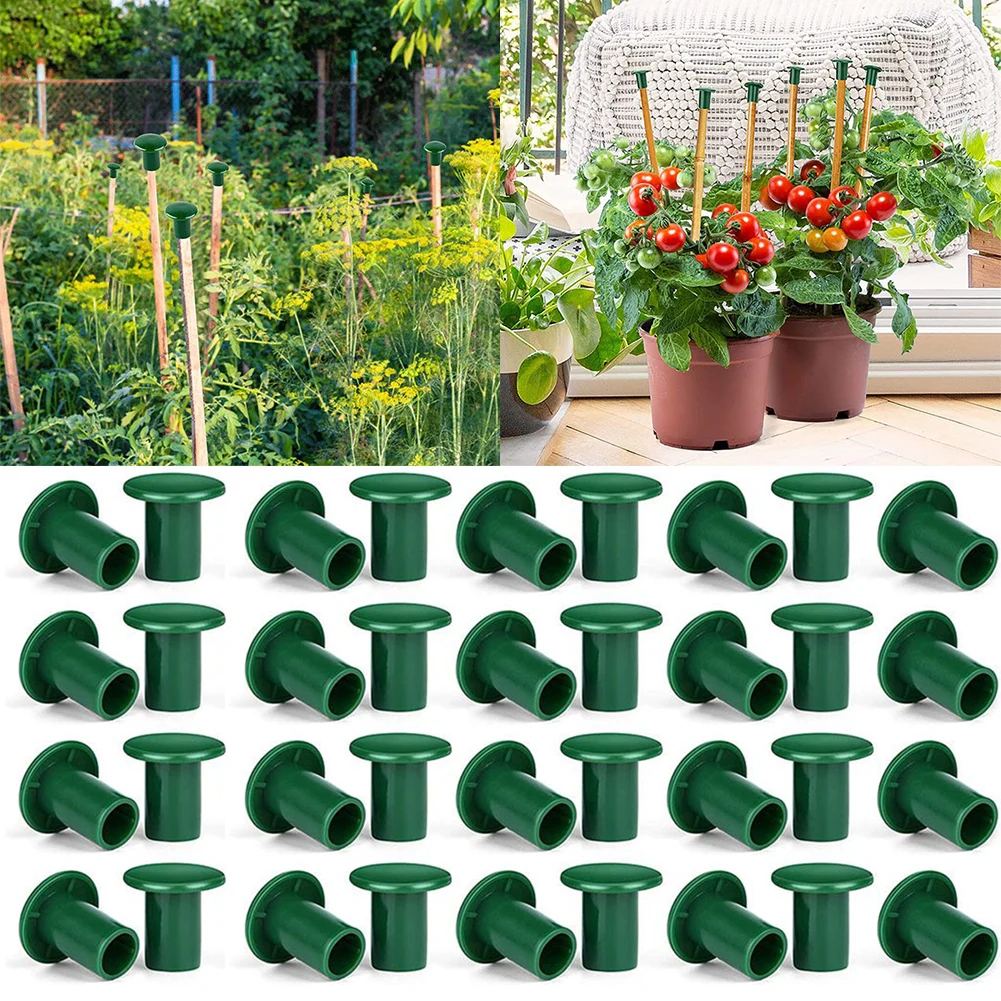 

36PCS /1 Bag Bamboo Cover Bamboo Topper Protectors For Bamboo Sticks Plant Stake Household Garden Plant Care Soil Accessories