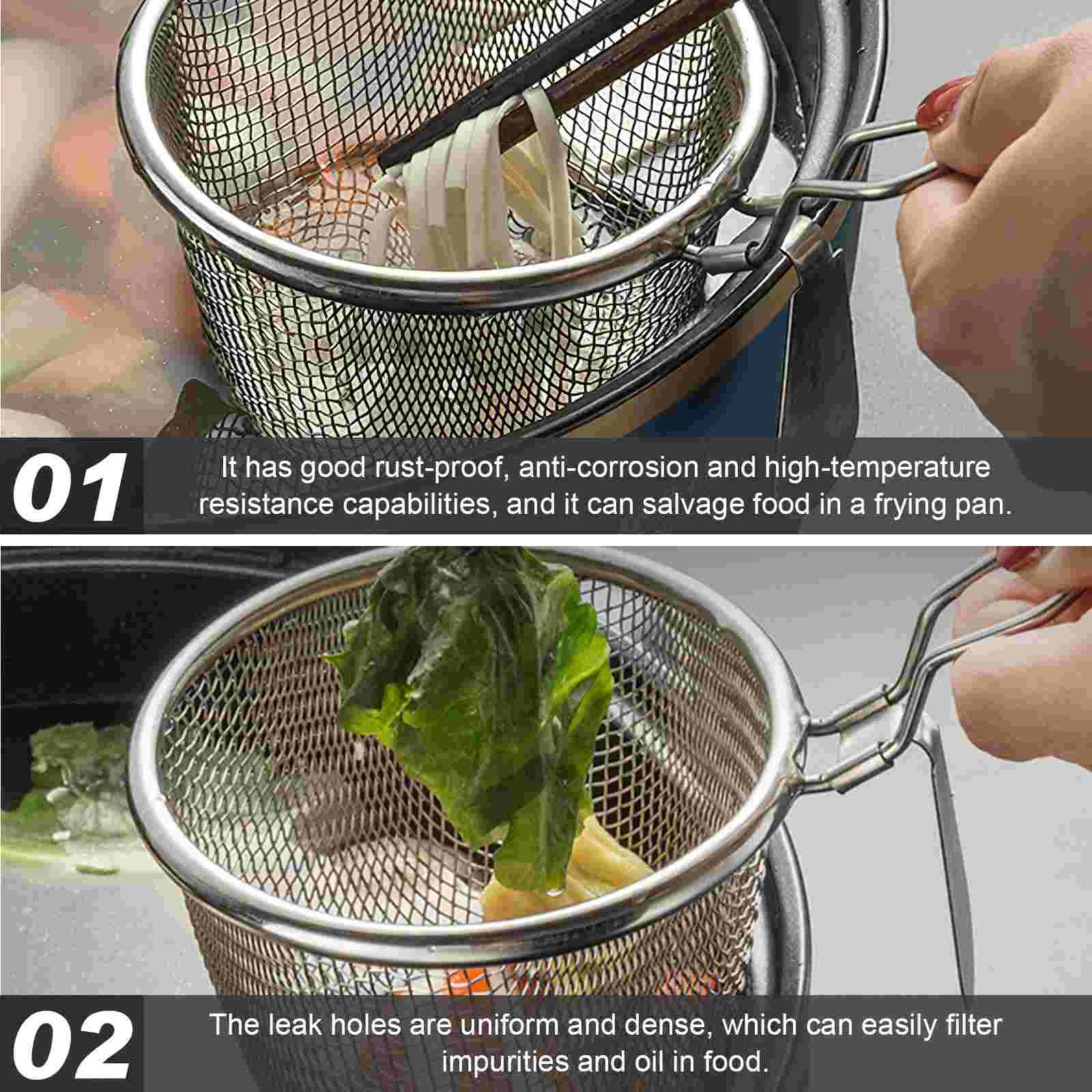 Дуршлаг из нержавеющей стали сито для лапши сетка йогурта многофункциональная