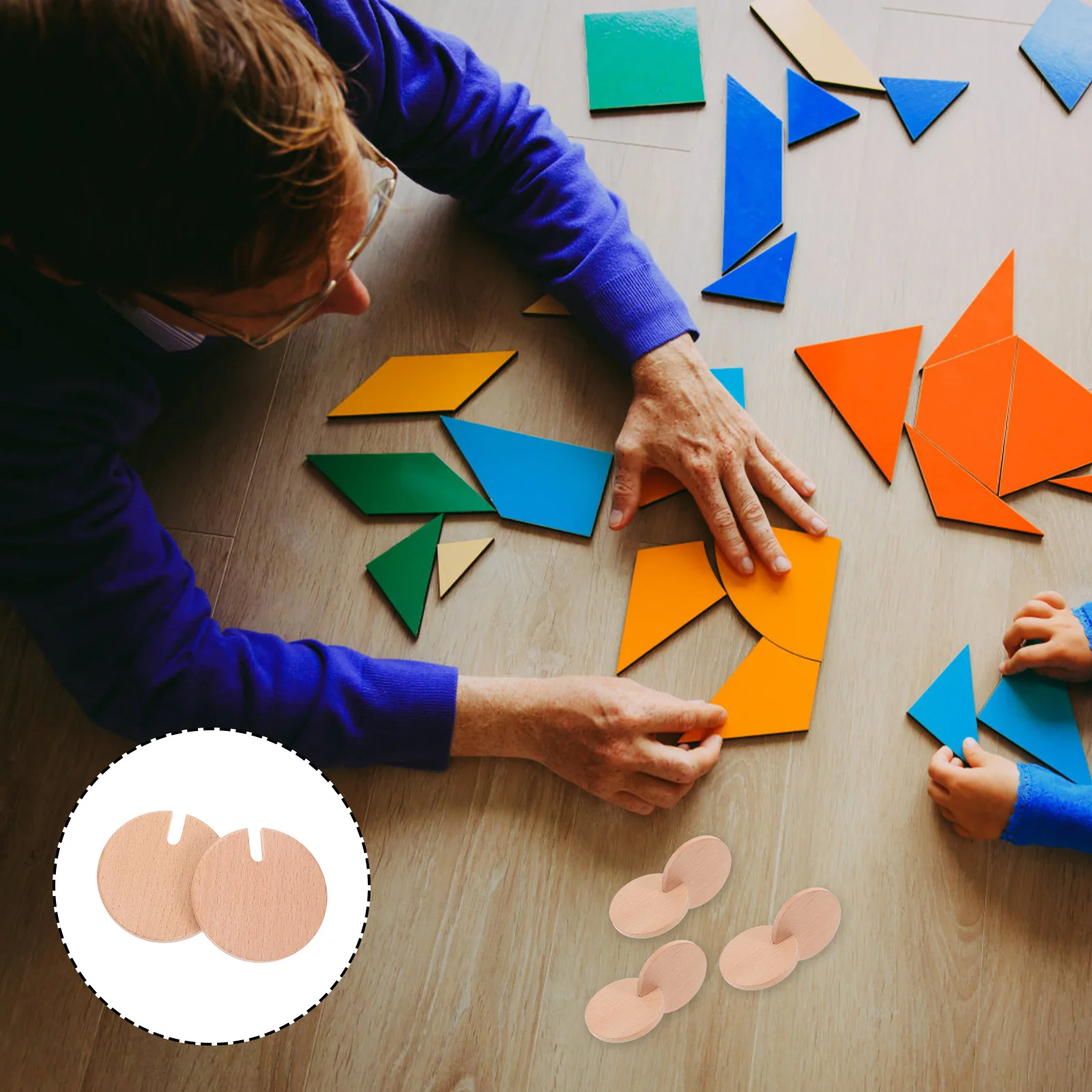 

Деревянные игрушечные блоки, детский подарок