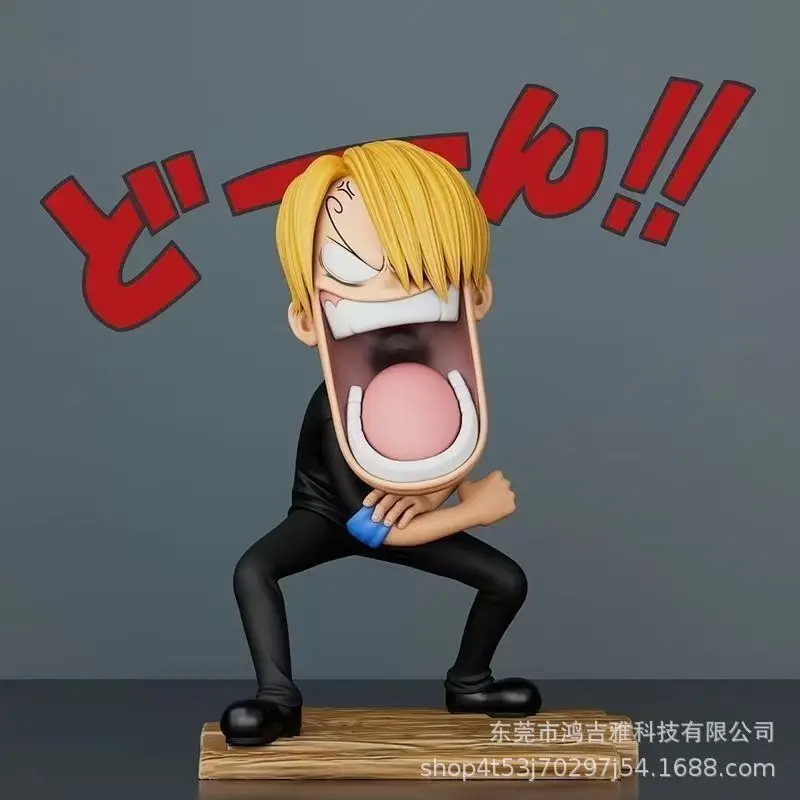 Фото One Piece Q Edition Луффи Зоро Ямазаки Голодное Трио Аниме-модель Декор для автомобиля и рабочего стола Модные игрушки в стиле Y2k Аниме-френд №2