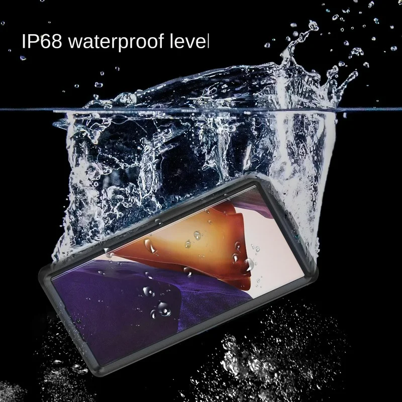 

IP68 Waterproof Case For Samsung S22 S22 plus S22 Ultra Metal Aluminum Swimming Phone Luxury Cover Full Coverage