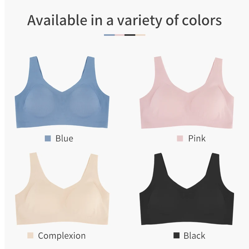 RJ8002 Sexy Postoperative Breast Patient Bra Thin Non-marking Bra Combination Set Without Steel Ring Prosthetic Pad